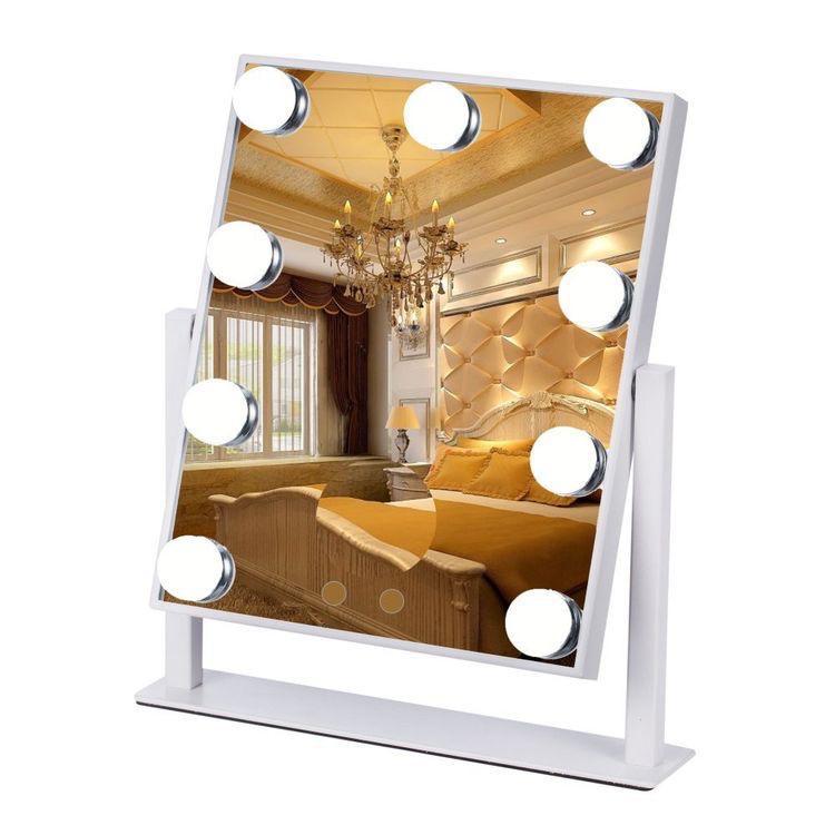 Espejo LED 9 bombillos tonos ajustables – JC Cosméticos