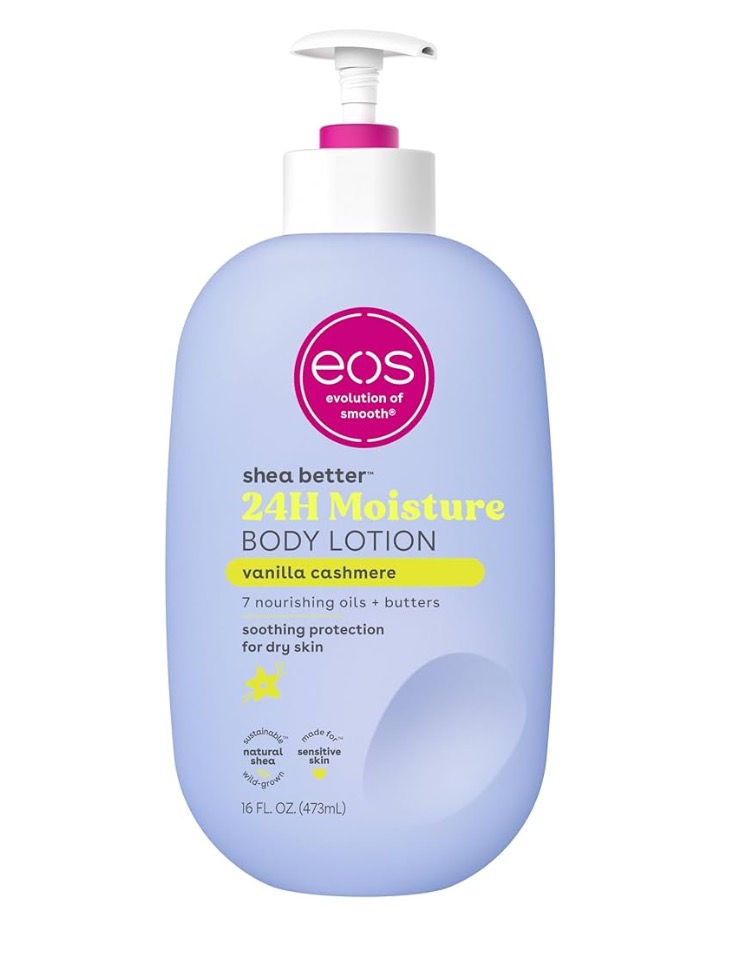 eos Shea Better Body Lotion Vanilla Cashmere, 24-Hour