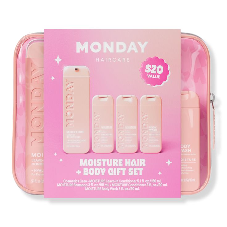 MONDAY Haircare MOISTURE Hair + Body Gift Set