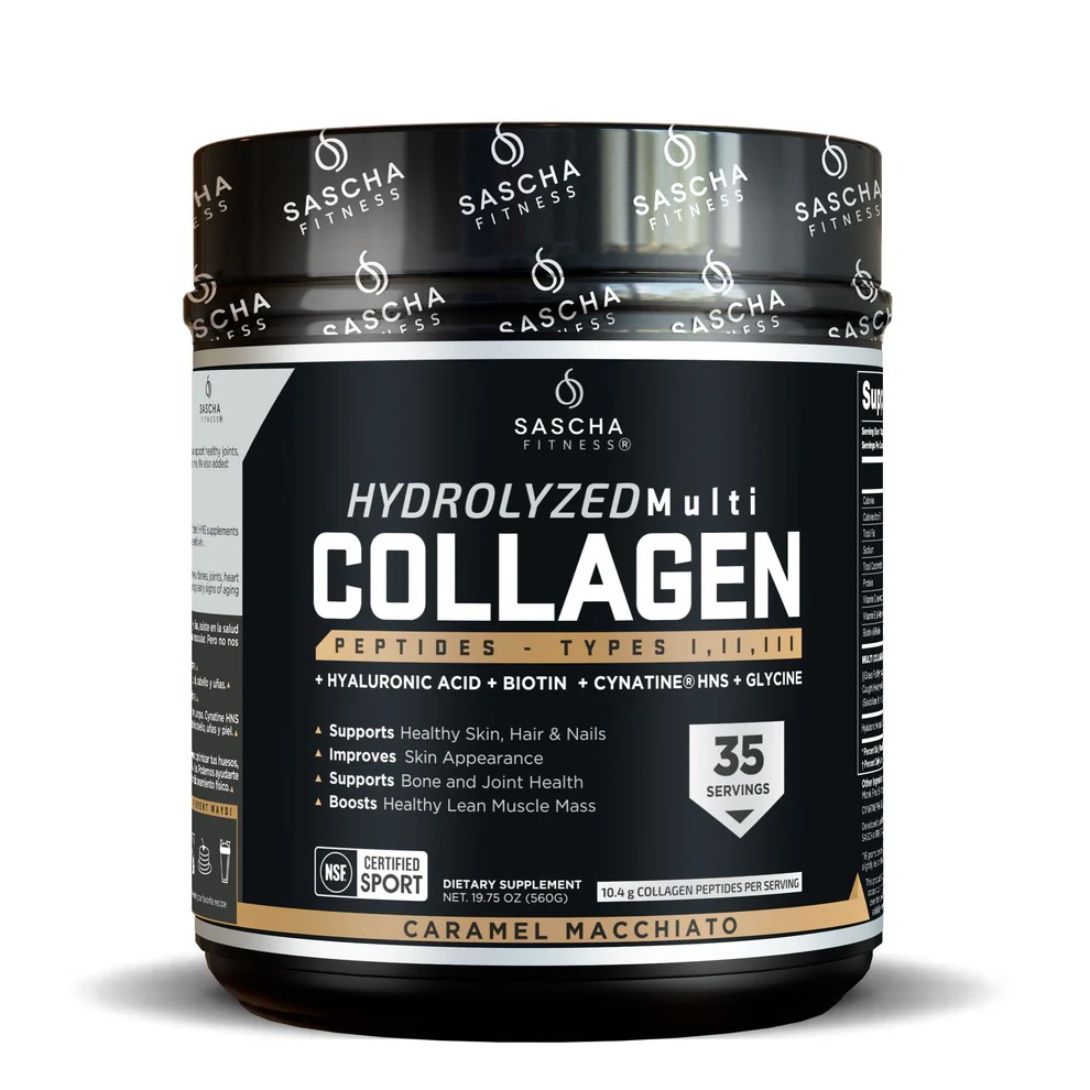 HYDROLYZED Multi COLLAGEN CARAMEL MACCHIATO-SASHA FITNESS