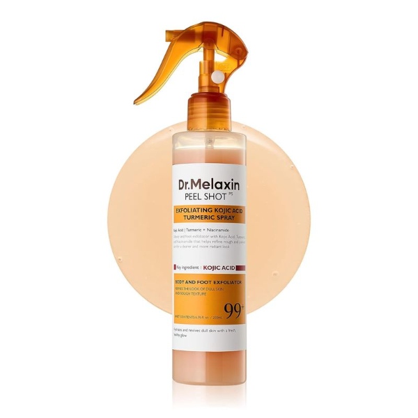 PEEL SHOT EXFOLIATING KOJIC ACID TURMERIC SPRAY 200ml-DR MELAXIN